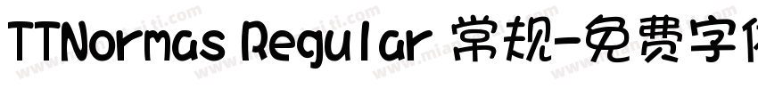 TTNormas Regular 常规字体转换